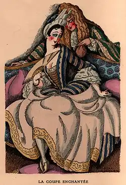 Frontispice des Contes de La Fontaine (tome I).