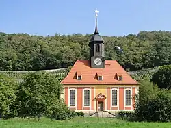 Église dans les vignobles