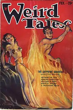 The Sapphire Goddess, Weird Tales, février 1934.