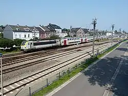 Train pour Ostende.