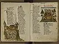 Weltchronik de Rodolphe d'Ems, publié au XVe siècle.