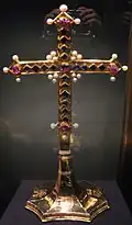 « Croix du serment » conservée dans le trésor de l'ordre de la Toison d'or, Vienne.
