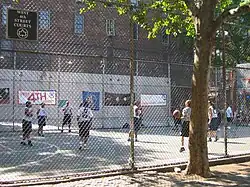 Terrains de basket-ball.