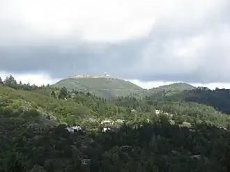 Vue depuis l'ouest.