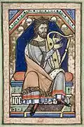 David jouant de la harpe, f.14v