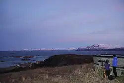 L'observation des baleines depuis le Nordlystoppen