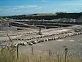 Vue de l'extrémité occidentale de la carrière de Whatley.