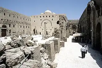 Monastère blanc de Sohag Vue Est de la nef