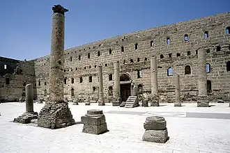 Monastère blanc de Sohag Vue Nord de la nef