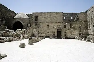 Monastère blanc de Sohag Vue Ouest de la nef