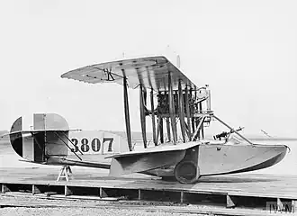 Vue de l'avion.