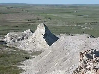 Vue depuis le sommet de la butte.