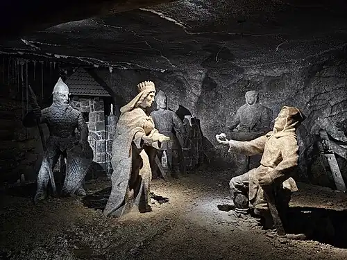 Détail de l'église de Wieliczka.