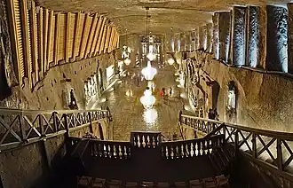 Mines de sel de Wieliczka.
