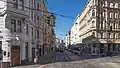 Lerchenfelder Straße près de la Kellermanngasse vue de l'extérieur