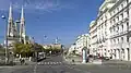 Les débuts de la Währinger Straße dans la Maria-Theresien-Straße