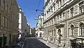Sur la rue Martinstrasse