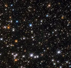 Une portion de Messier 11 par le télescope spatial Hubble.