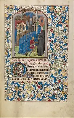 La Messe pour les Morts, enluminure de Willem Vrelant (XVe siècle)