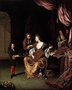 Le Luth négligé (v. 1710),The Wallace Collection, Londres.