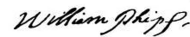 signature de William Phips