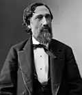 William Wallace Crapo (1830-1926), représentant du Massachusetts et grand-père de Mary Morley Crapo. Photographie de Matthew Brady, 1870-1880, conservée à la Bibliothèque du Congrès à Washington.