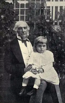 Will Gladstone enfant en 1887 avec son célèbre grand-père.