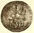 Sceau à l'effigie de Guillaume&nbsp;II de Hollande.