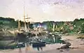 Le port de Pont-Aven (vers 1879, Phoenix Art Museum)