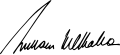 Signature de William McMahon