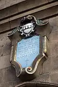 Plaque commémorative à l'amiral Sir William Penn