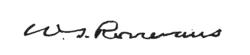 Signature de William Starke Rosecrans