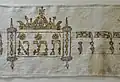 Rouleau de Torah avec couronne, 1831