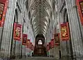 Nef de la cathédrale de Winchester