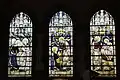 Vitraux à l'église Holy and Undivided Trinity d'Edale, 1898. Style purement néogothique