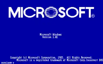Image illustrative de l’article Windows 1.0