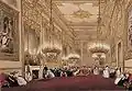 Salle de réception du château de Windsor reconstruit par Wyatville (1824-1840)