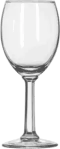 Les verres à vin blanc sont généralement plus hauts et fins que les verres à vin rouge.