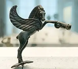 Figurine en bronze, fabriquée dans un atelier de Grèce du Nord-Ouest, VIe&nbsp;siècle&nbsp;av. J.-C.