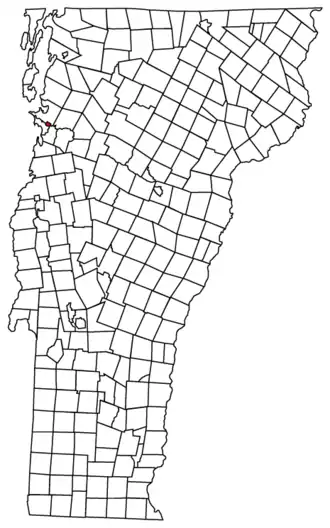 Localisation de Winooski