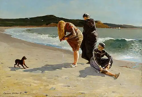 Eagle Head — High Tide, 1870 METune des trois toiles composées après Paris