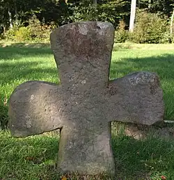 Croix de pierre à Wippershain (Hesse).
