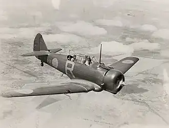 Vue de l'avion.