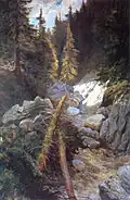 Courant asséché dans les montagnes Tatras (1893)
