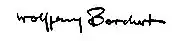 Signature de Wolfgang Borchert