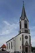 L'église paroissialeSaint-Wolfgang.