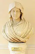 Sculpture romaine - Femme au foulard, IIe&nbsp;siècle&nbsp;av. J.-C.
