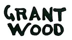 signature de Grant Wood