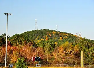 Vue de Woodall Mountain.
