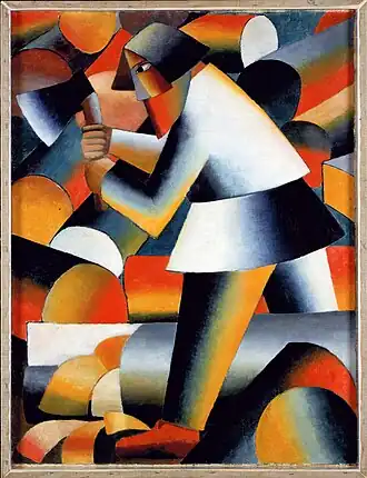 Kasimir MalevitchLe Bûcheron (1912-1913)